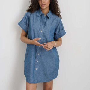Alex Mill Julia Shirt Dress In Chambray Size M